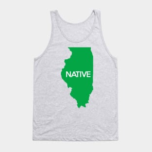 Illinois Native IL Green Tank Top